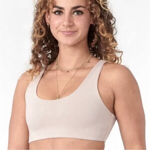 YoungLA Sculpt Sports Bra Ivory Large